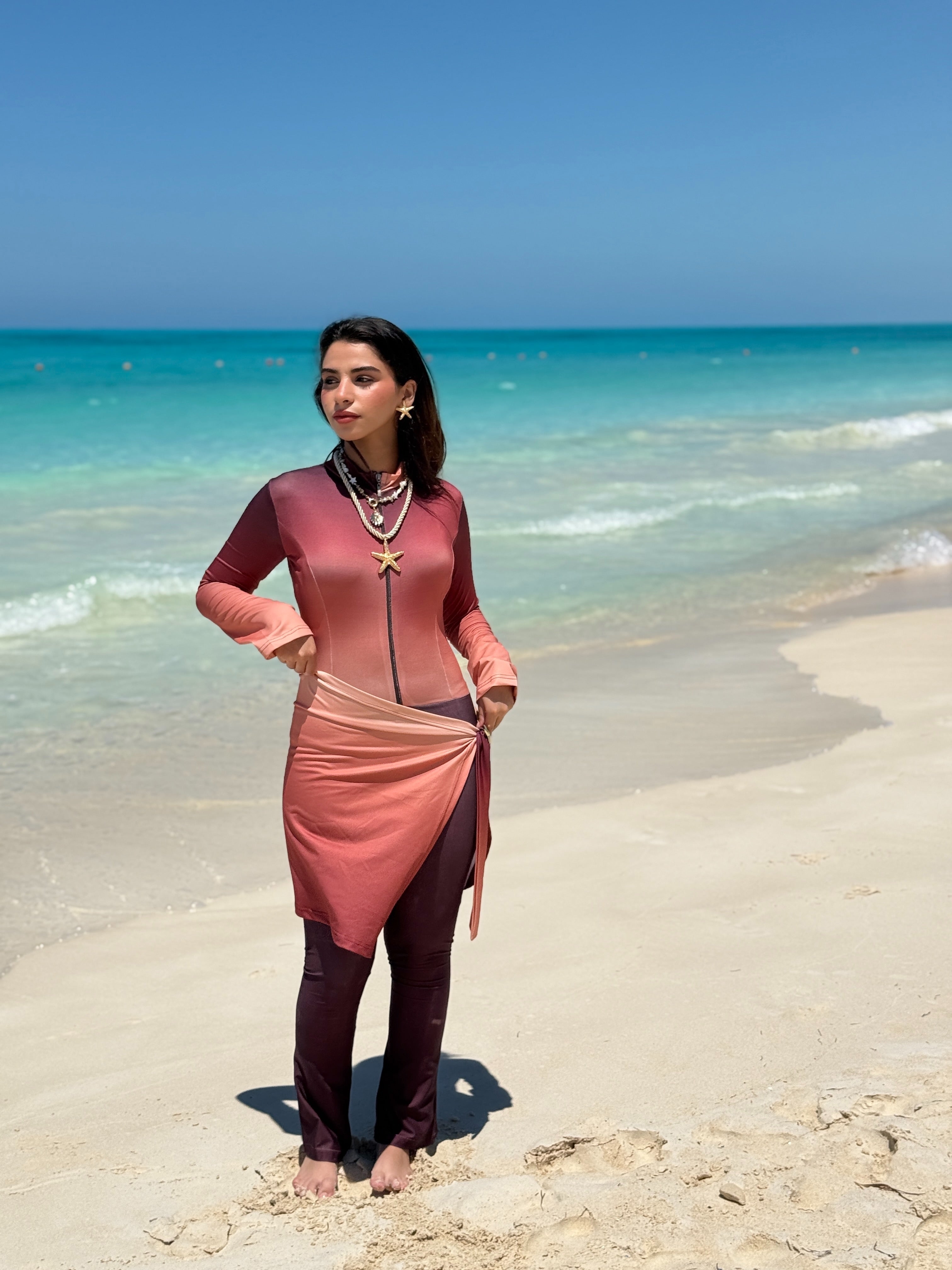 Apricot Tide Burkini