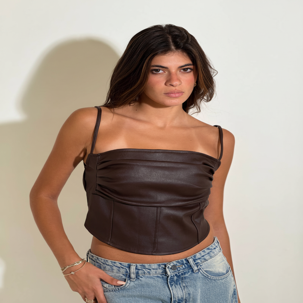 Leather top - Enhanced Image 6