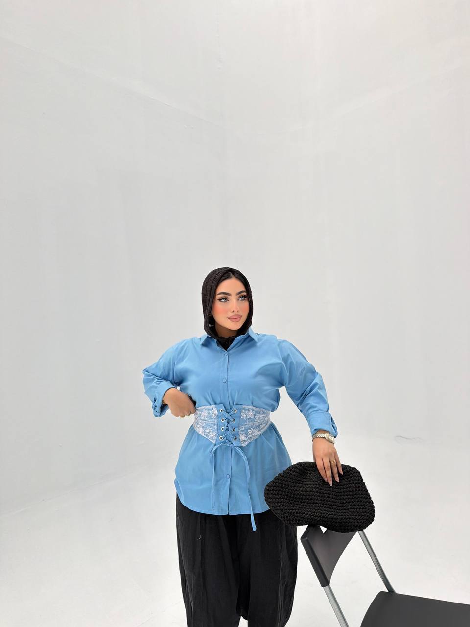 Tie Poplin Shirt