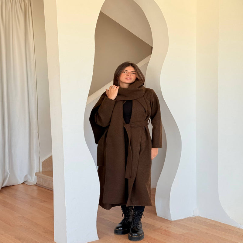 Scarf coat