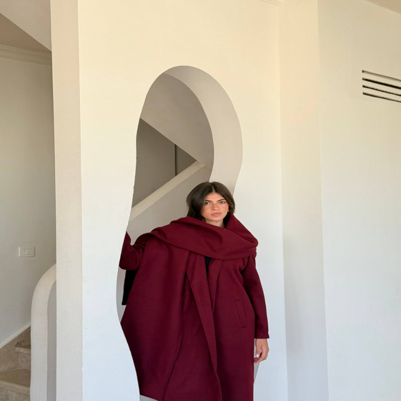 Scarf coat