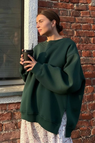 Oversize cotton hoodie