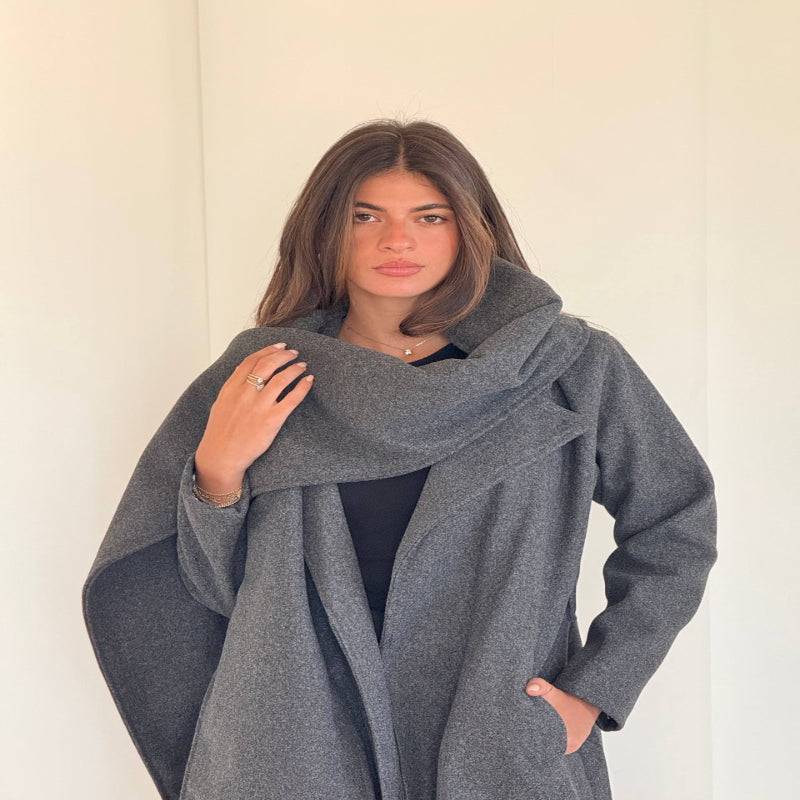Scarf coat