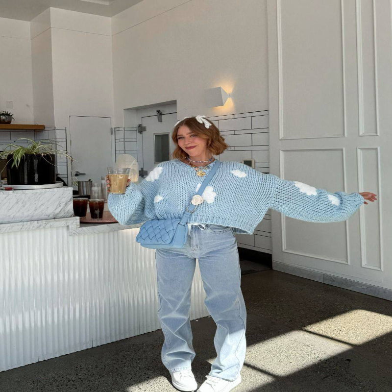 Highwaist clouds pullover