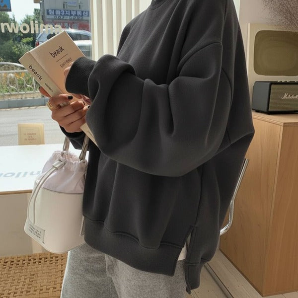 Oversize cotton hoodie