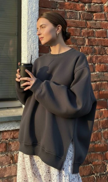 Oversize cotton hoodie