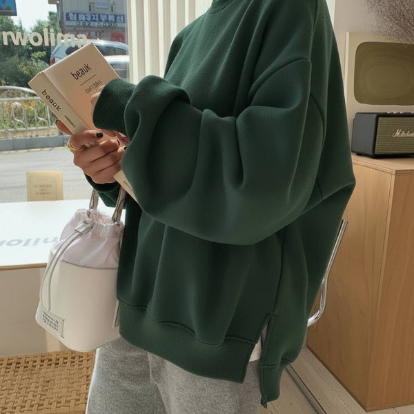 Oversize cotton hoodie