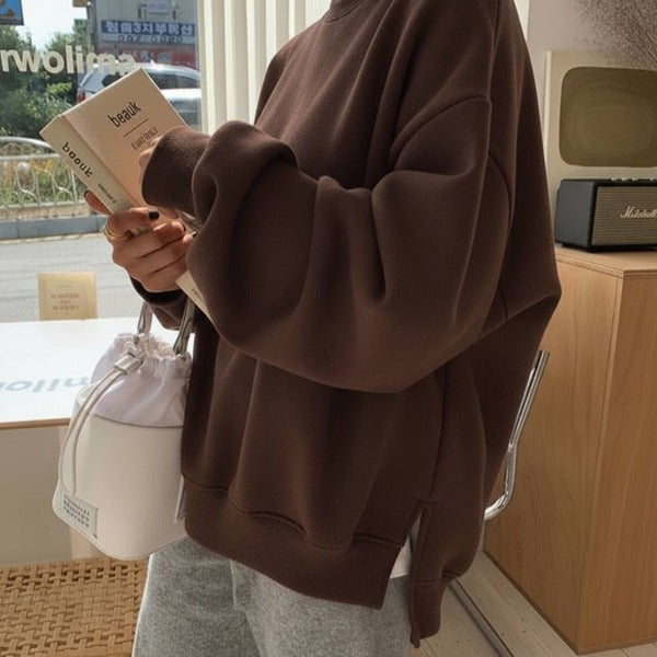 Oversize cotton hoodie