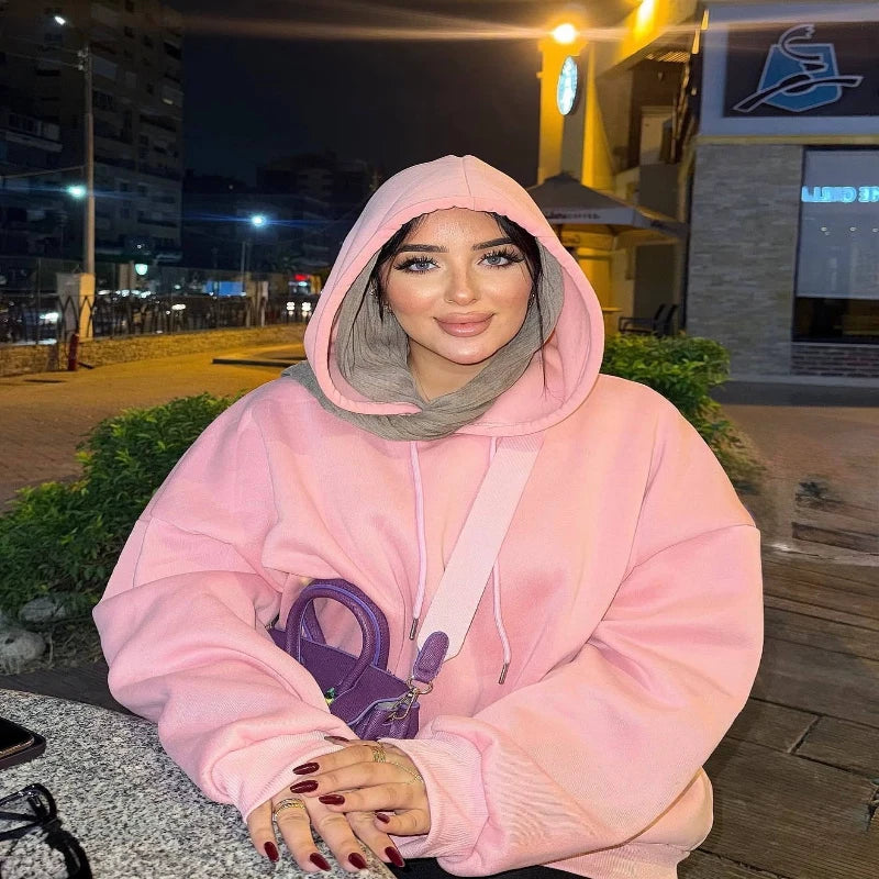 Pinkie cotton hoodie